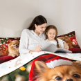thumbnail image 5 of Manfei Cute Puppy Dog Full Size Comforter Sets,Pet Lover Bedding Comforter Set,Merry Xmas Bedding Sets For Boys Kids,Breathable Home Decor Reversible,3 Pieces, 5 of 8