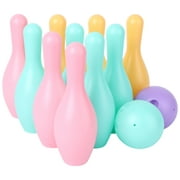 NUOLUX Bowling Kids Set Toys
Sports Toy Toddlers Fun Toddler Plastics  Center Activity Boys Preschoolers Family Indoor
Party
