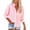 Pink, variant on Kaprioy Womens Button Down Shirts Oxford Shirts Dress Shirts Long Sleeve Work Blouses Collared Tops Tunics with Pocket(S-2XL)