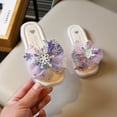 thumbnail image 7 of LNMQLPDBS Toddler Girls Sandals Tulle Bowknot Decoration Soft Sole Comfort Flip Flops Children Fashion Casual Open Toe House Shoes Kids Slippers Girls for Outdoor Pink 7-8 Years, 7 of 7