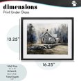 thumbnail image 4 of Stupell Industries Farmhouse Rustic Cottage Among the Trees Black Framed Print Under Glass, 16 x 13, by Franklyn Gregory, 4 of 8