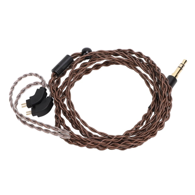 Cable de Repuesto Para Auriculares ANGGREK Antiinterferente Plug And Play 2 Pines 0,78 mm
