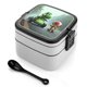thumbnail image 1 of Yoshi Fiambrera de Doble Capa, Contenedor de Almuerzo Portátil Apilable, Almacenamiento de Alimentos Hermético a Prueba de Fugas, 1000ml, 1 of 6