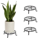Gianna Modern White Metal Planters (Set of 2) - Walmart.com