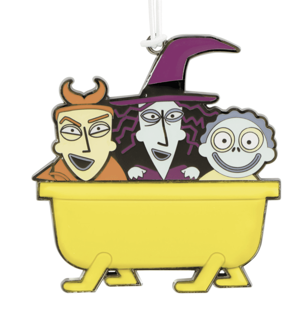 Hallmark Nightmare Before Christmas Lock Shock and Barrel Metal