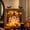 C, variant on QuanTara 8.46" Halloween Diorama Light Box - Wooden Shadow Frame with Sea Glass Glow, LED Tabletop Lamp for Lounges, Mantels & Curated Seasonal Displays
