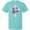 Scuba Blue, variant on Inktastic He is Risen Pink Plaid Cross T-Shirt