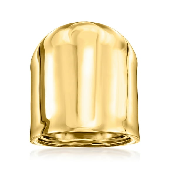 Ross-Simons Italian 14kt Yellow Gold Wide Ring, Women's, Adult