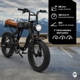thumbnail image 3 of Bicicleta Electrica Montaña Centurfit Pedal Asistido 7 Vel Negra, 3 of 9