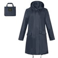 thumbnail image 4 of Xmyrz Womens Rain Ponchos Hooded Breathable Leisure Trenchcoat Solid Long Sleeve Outdoor Rainproof Suitable Anoraks Rainwear Raincoat Rain Jacket, 4 of 4