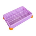 thumbnail image 5 of yotijay Bunny Litter Pan Cage Toilet with Grate Anti Splashing Corner Toilet Box Rabbits, 5 of 9