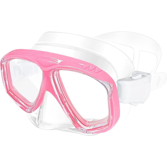 Kids Goggles For Swimming 4-14, 1 Pack Anti Fog Snorkel Mask Diving Mask, Swim Goggles With Nose Cover For Youth Teens