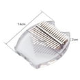 thumbnail image 4 of Yeacher Muslady 17-Key Kalimba Thumb Piano Transparent Acrylic Material with Carry Bag Musical Note Stickers Tuning Hammer Cleaning Cloth Music Book, 4 of 8