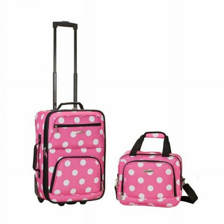Rockland Deluxe SoftSide 2-Piece Carry-On Luggage Set, Expandable