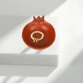 thumbnail image 6 of Ceramic Jewelry Dish PomegranateJewelry Tray Key Tray,Jewelry Holder,Small Ring Dish Holder Jewelry Plate Trinket Dish Catchall Tray Nightstand Decor For Entryway Table Green Room Decor, 6 of 6
