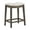 Cream, variant on Danbury Oak & Linen Saddle Counter Stool, 24-inch Seat Height, Cream
