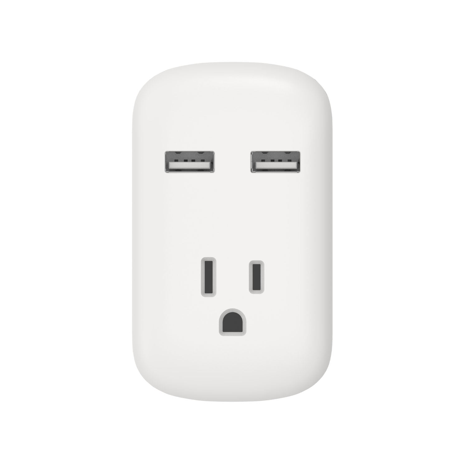 Philips Wall Tap with 2 USB Ports White