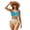 Beach Starfish Seashell Pattern, variant on Women's 2 Piece Bikini Set Crisscross Back Spaghetti Strap Twist Front Padded Top Crisscross Back Swimsuit 2026 Summer Beachwear, 3XL, Easter Rabbit Egg Chicken Chick Pattern Pink