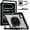 Clear, variant on ZenRich Clear Case for iPad Pro 11 (M4) 2024, Shockproof Slim Hard Case with Screen Protector/Pencil Holder/360°Rotating Kickstand/Handle/Carrying Strap for A2836/A2837/A3006, Clear