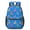 Unicorn and Blue, variant on Unicorn and Flower Blue Pattern 17" School Backpacks for Teens,Waterproof Oxford Fabric,S-Shape Padded Straps for School,Travel,Hiking,Camping