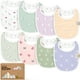 thumbnail image 1 of Baberos para bebés KeaBabies Lunaris de algodón orgánico de 0 a 24 meses, paquete de 8, 1 of 9