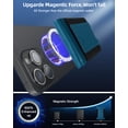 thumbnail image 5 of ExtreLife Magnetic Wallet with Find My, Magnetic Card Holder with Adjustable Phone Stand Compatible for iPhone 17/16/15/14/13/12 Series, RFID, Leather, Fits 8 Card, 5 of 10