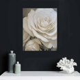 thumbnail image 4 of GOSMITH  White Flower Canvas Wall Art with Textured  Artwork for Bedroom Over Bed Decor, 4 of 4