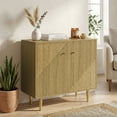 thumbnail image 2 of HOMCOM 30" Modern Sideboard, Buffet Cabinet with Adjustable Shelf, Oak, 2 of 10