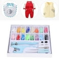 thumbnail image 4 of Plastic Snap Buttons, Sturdy Durable 16 Colors Plastic Snaps Vibrant Colors With Screwdriver For Sewing For Crafts For Clothing Blue, 4 of 8