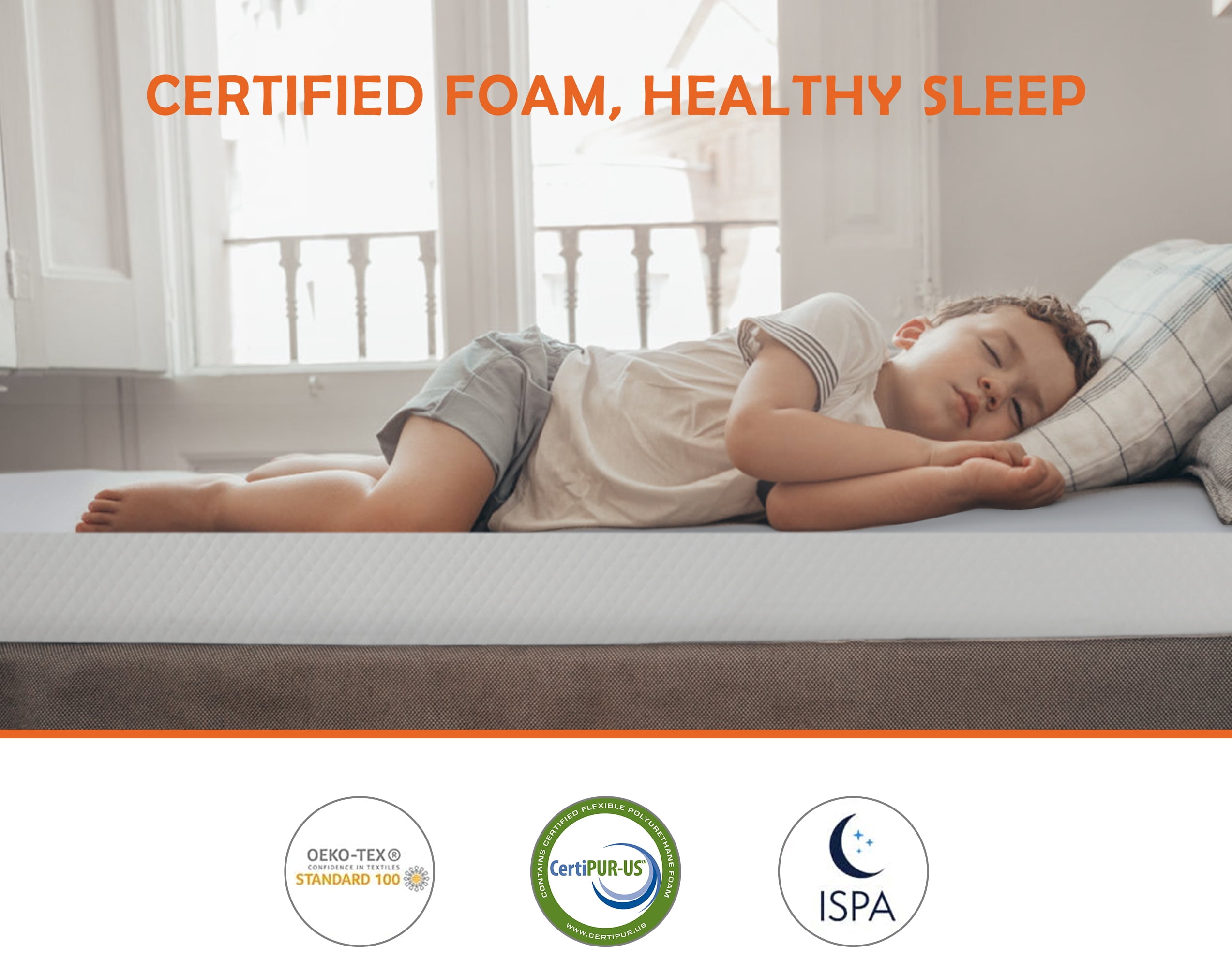 YRLLENSDAN 5 Inch Gel Memory Foam Mattress Medium Firm Mattresses Bed-in-a-Box, Twin XL