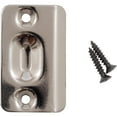 thumbnail image 5 of Ball Catch Strike Plate, 2-1/4" x 1-3/8", Satin Nickel by Stone Harbor Hardware, 5 of 8