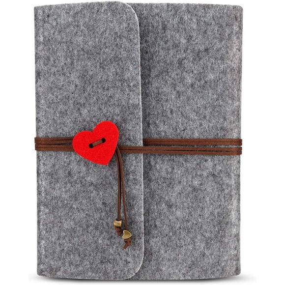 Photo Album To Design Yourself, Black Pages Scrapbook Album To Stick In, Love Photo Book Felt Wedding Photo Albums Ring Binder, Anniversary Birthday Maid of Honor Gift for Girlfriend