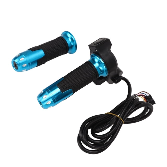 Puño de acelerador de control de velocidad de bicicleta, 1 par Puño de acelerador de velocidad de bicicleta eléctrica Puños de acelerador giratorios de bicicleta eléctrica Probados profesionalmente