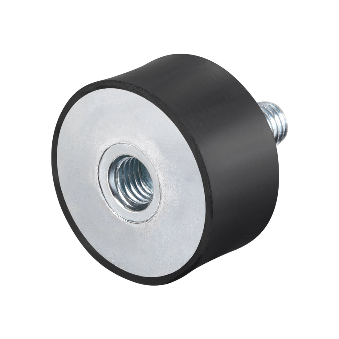 Silentbloc Amortisseur M6 Mâle-Femelle - 2 Pièces - Caoutchouc D20mm H10mm - Pour Moteur, Compresseur, Pompe