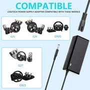 for Logitech G29 Power Supply for Logitech Racing Wheel G920 G923 G25 G27 G940 GT 24V Power Adapter Replacement Logitech Driving Force GT Racing Wheel APD DA-42H24, AD10110LF, 190211-0010