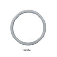 thumbnail image 2 of Maytalsory ABS tire replacement tire PU replacement tires, hollow replacement Gray semi solid 16 inches, 2 of 6