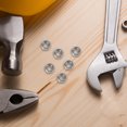 thumbnail image 2 of LIFKOME 100pcs Locking Nut Set Coarse Thread Fasteners for Automotive Mechanical Equipment and Furniture, 2 of 8