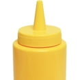 thumbnail image 5 of Soro Essentials- Set of 12 Plastic 8 oz. Squeeze Bottles Yellow Color- Multipurpose Squirt Bottles for Ketchup Condiments BBQ Sauce Dressing Barbecue Grilling Crafts Syrup and More, 5 of 5