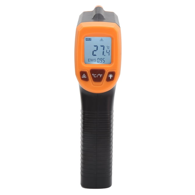 Pistola medidora de temperatura infrarroja con pantalla LCD Termómetro industrial GM320SOrange