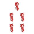 thumbnail image 2 of Decodeary Light Holder Plastics Metal Shockproof Lamps Bracket Rotatable Lamp Mount 360 Degree Supporting Rack Cycling Supplies Red/White 5Set, 2 of 6
