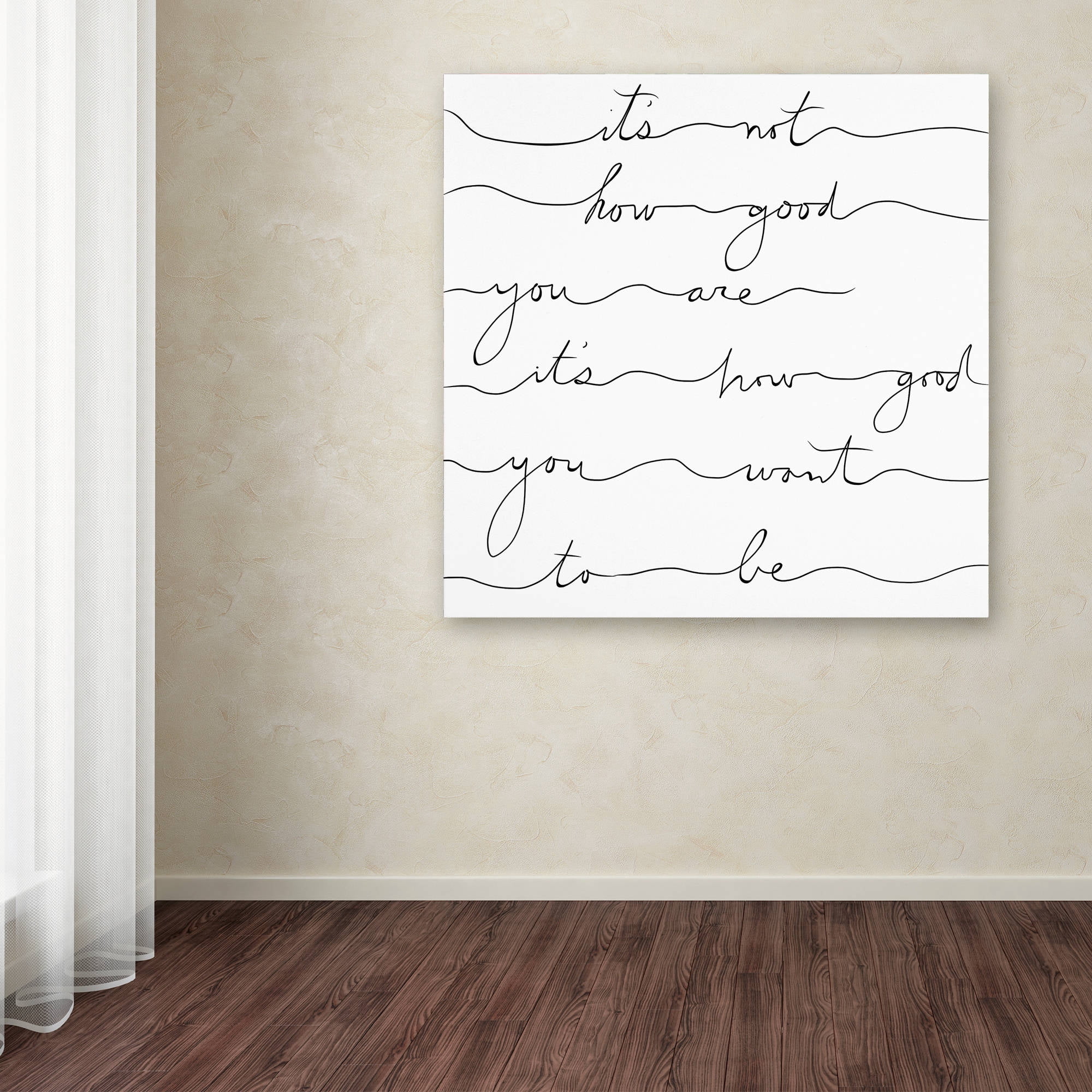 Trademark Fine Art "How Good Black" Canvas Art by Lisa Powell Braun