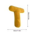 thumbnail image 3 of Begzeat Letter Plush Pillow, Letter Hugging Throw Pillows, Decorative Initial Letter Shaped Throw Pillows for Bed Couch, Letter Pillows English Alphabet A to Z for Sofa Bedroom Living Room Decor (T), 3 of 9