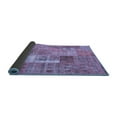 thumbnail image 2 of Ahgly Company Indoor Square Patchwork Blue Transitional Area Rugs, 6' Square, 2 of 4