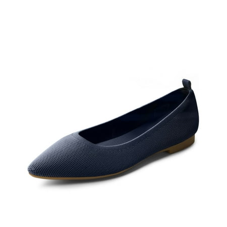 BURUDANI Women s Pointed Toe Ankle Strap Ballet Flats  Comfortable Dressy Flat Shoes Casual Work Office Shoes