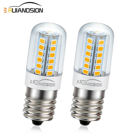 

Ruiandsion E17 LED Bulbs for Under Microwave Light Bulbs Over Stove Lights Range Hood 2W 500 Lumen AC200-240V E17 Bulb Home Lighting(Warm White 3000K) 2Pcs
