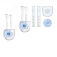 thumbnail image 1 of Transparent Adjustable Toilet Tank Cleaning Sheet With Suction Cup And -fouling Rack 2pcs, 1 of 5