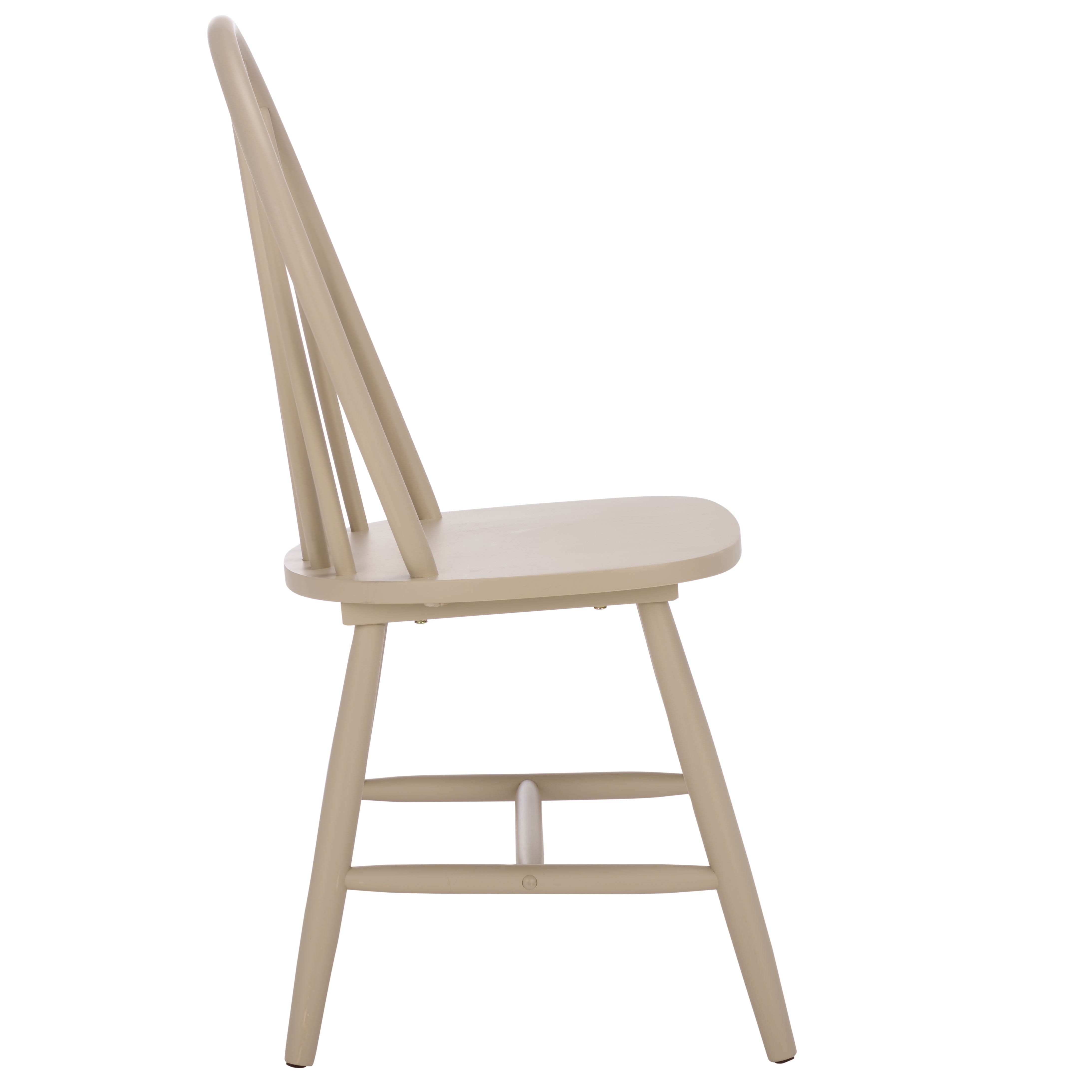 Safavieh Omaha Modern Wood Dining Side Chairs, Beige (Set of 2)