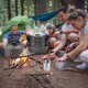 thumbnail image 3 of Utensilios de cocina al aire libre Sunnimix 1 Olla 1 sartén 1 Hervidor 2 tazas 1 tenedor 1 cuchillo, 3 of 8