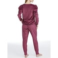 thumbnail image 4 of Jessica Simpson Women's Velour Top and Jogger Pants Pajama Set, 2-Piece, Sizes S-XL, 4 of 5