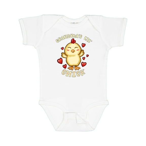 Inktastic Grandma's Lil' Chick Boys or Girls Baby Bodysuit
